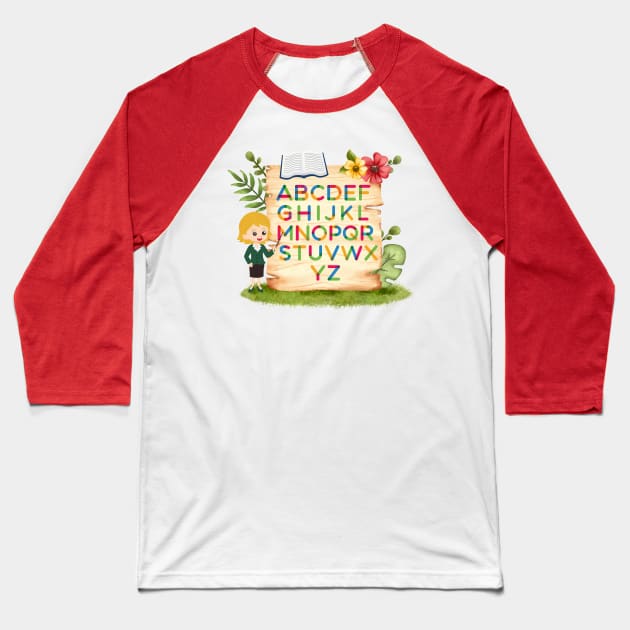 Back To School Baseball T-Shirt by CollectionOS